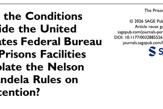 How U.S. Federal Prisons Fail International Human Rights Standards