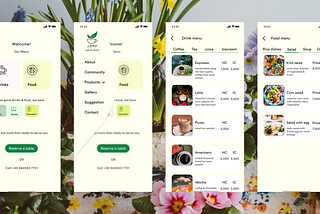 LEAF Cafe & PlantsApp Design Concept (UI/UX)