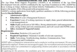 Job Vacancy At Aga Khan Education Service Pakistan: Apply Now!