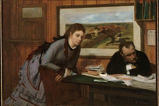 Sulking, 1870, Edgar Degas, French
