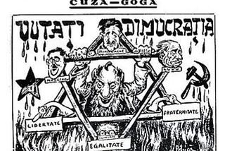 1930s Romanian publication openly disseminating antisemitic tropes