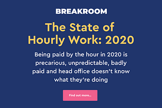 The State of Hourly Work in the UK: 2020