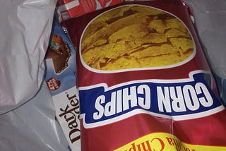 Chocolate and Corn Chips