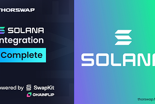 Solana Arrives on THORSwap: A New Frontier for Cross-Chain DeFi ☀️