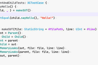 Detecting memory leaks using Unit Tests in Swift