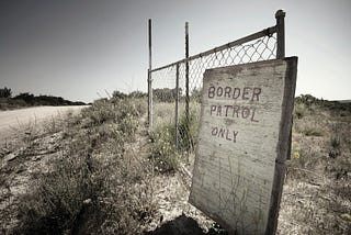 Near the US-Mexican border in Campo, California.