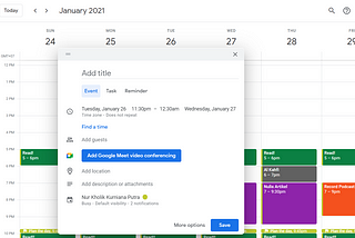 3 Product Improvement yang Wajib Dilakukan Google Calendar