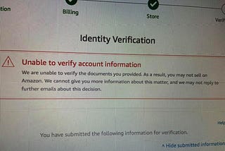 Amazon Seller Account: Unable to Verify Account Information — How to Pass it and What You Should…