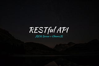 สร้าง RESTful API ด้วย JSON Server และ Chancejs