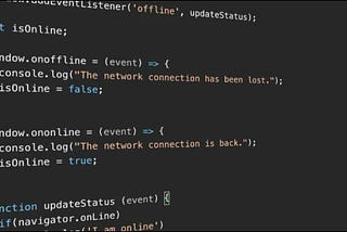 Online connectivity check using plain javascript