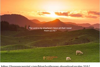 PRAYER FOR SOUTH AFRICA: PSALM 23
