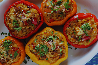 Quick Vegan Stuffed Peppers: Ready in Under an Hour.