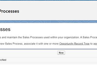 Sales Processes & Forecasting in Salesforce