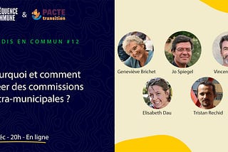 Pourquoi et comment créer des commissions extra-municipales ?