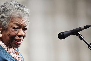 Poet Maya Angelou