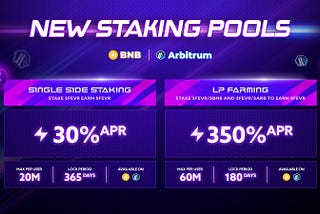 $FEVR Staking Pools on Arbitrum and BNB Chain