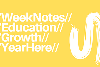 #WeekNotes S1E2 — First week of placement