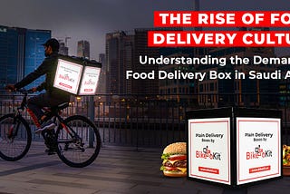 Boxes for Food Delivery | BIKEKIT