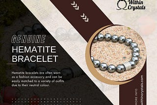 Genuine Hematite Bracelet