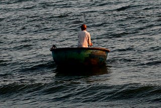 old man sailing