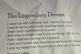 The Legendary Dream by A Legendary Grandson