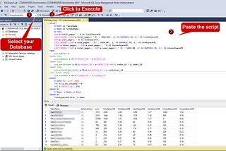 How to get the size of all tables in SQL Server Database