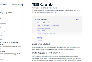 Unlock Your Weight Loss Journey with the Total Daily Energy Expenditure (TDEE) Calculator by Dr.