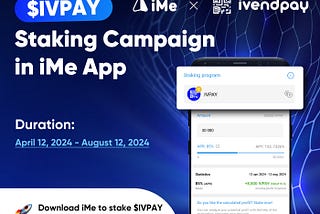 IVPAY staking available in iMe