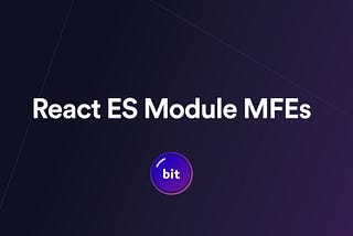 React Micro Frontends with ES Modules