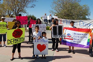 On the immigrant rights movement’s comforting words.