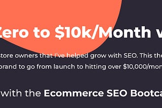 The Blueprint to $10,000/Month: Mastering SEO for Ecommerce