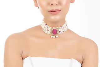 Buy Polki Diamond Choker — Flawless For Making You The Center of Attraction