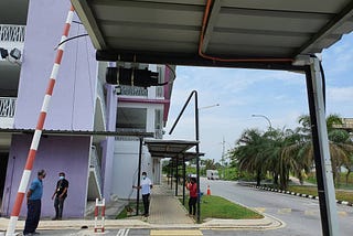 Fiber cable replacement — High-speed rail station in Malaysia