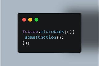 Flutter Tip: Future.microTask