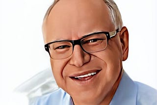 Head shot of Tim Walz, vice presidential nominee