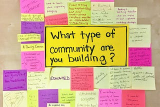 What type of community are you building? #EduCommunity Answers (Part 3 of 5)