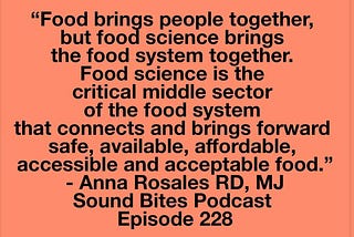 Food Science from a Foodie’s Perspective