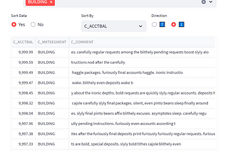 Streamlit: Search filtering and pagination widget