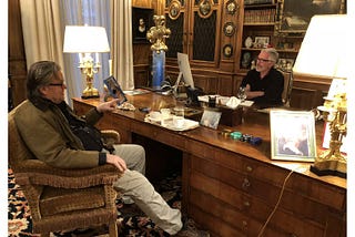 Jeffrey Epstein was using Steve Bannon to achieve his Political Vision for the world.