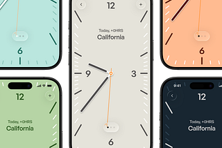 Redesigning iPhone clock app. Rethinking the design system.