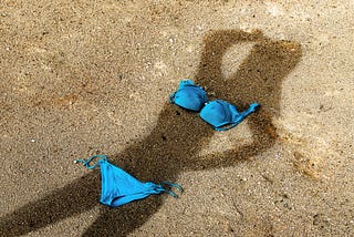 A bikini and shadow of women