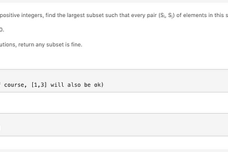 Leetcode: Largest Divisible Subset
