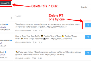 Six Twitter Tool to Delete Bulk Tweets