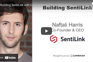 My fireside chat w/ Naftali Harris, Co-Founder & CEO of SentiLink