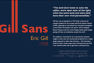 Project 3 Type Specimen Poster