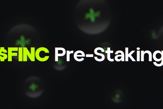 Introducing Pre-Staking Program