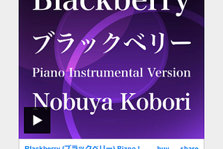 (November 18, 2024) Today’s Nobuya Kobori 1401st days new release songs