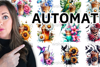 AUTOMATE 90% of your Clipart Digital Product to Sell on Etsy