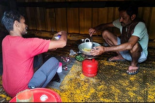 Tawa roti & truck drivers