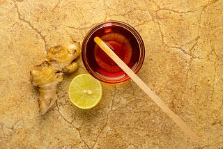 The Romance of Ginger Honey Lemon Tea